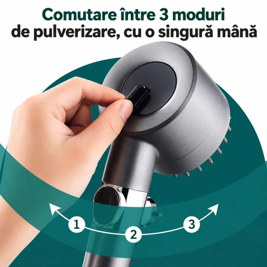 cap de dus cu presiune