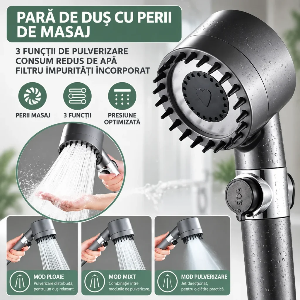 cap de dus cu presiune